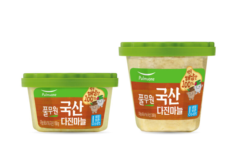 풀무원, 전남 해남군과 업무협약 맺고 우수 남도마늘 100% 제품 선봬
