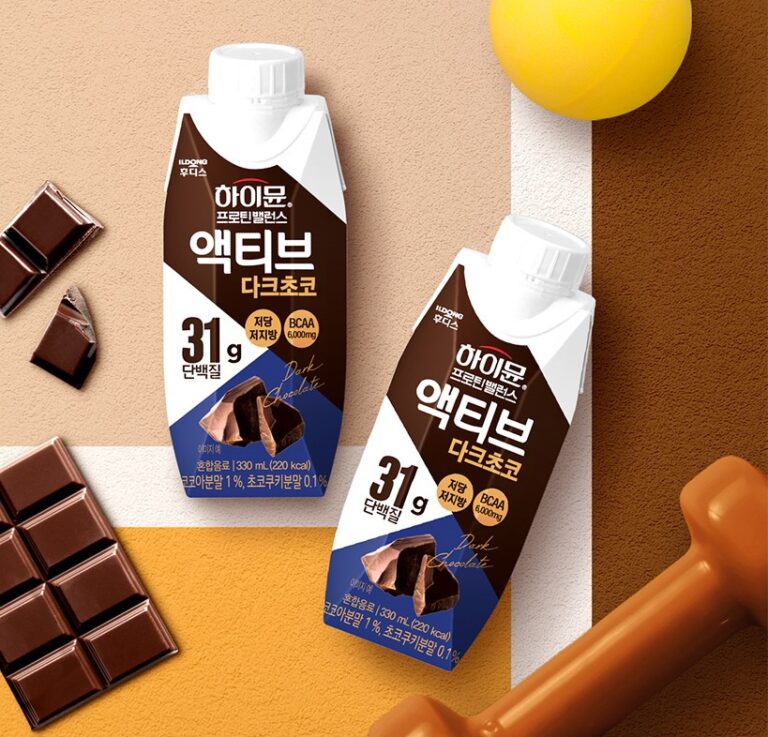 일동후디스, 단백질 31g 함유 ‘하이뮨 액티브 다크초코’ 출시