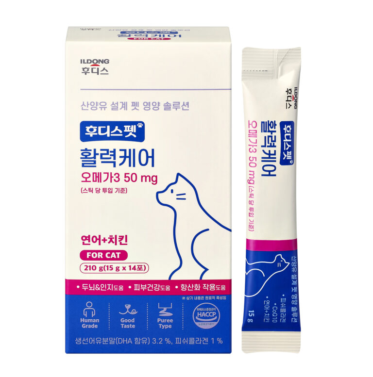 일동후디스, 반려묘 위한 ‘후디스펫 활력케어’ 신제품 출시