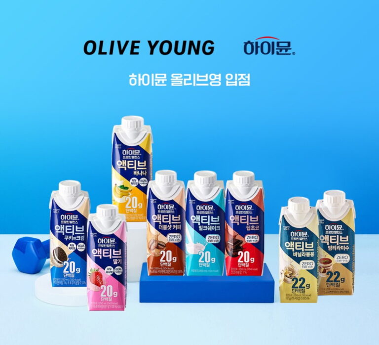 일동후디스, ‘하이뮨 프로틴 밸런스 액티브 8종’ 올리브영 신규 입점