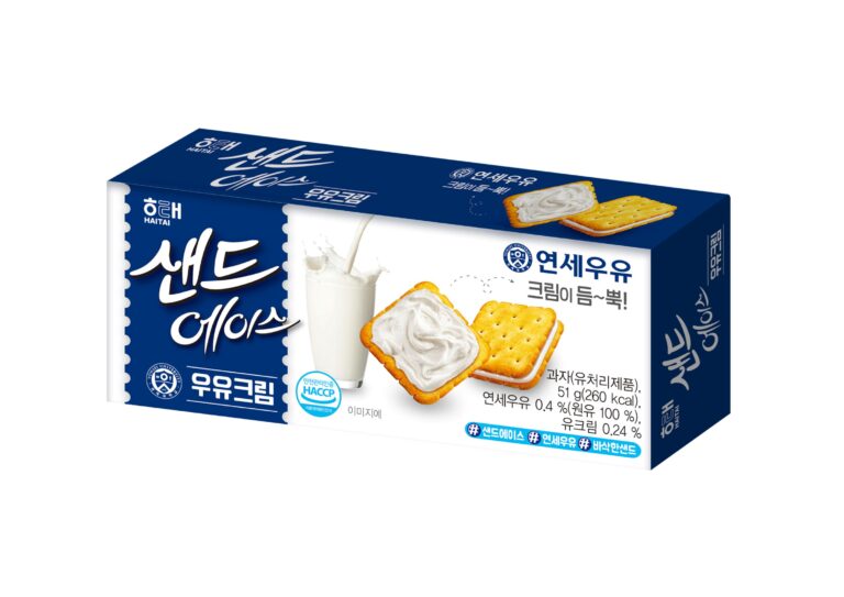 연세유업, 해태제과와 손잡고 ‘샌드에이스 우유크림X연세우유’ 출시