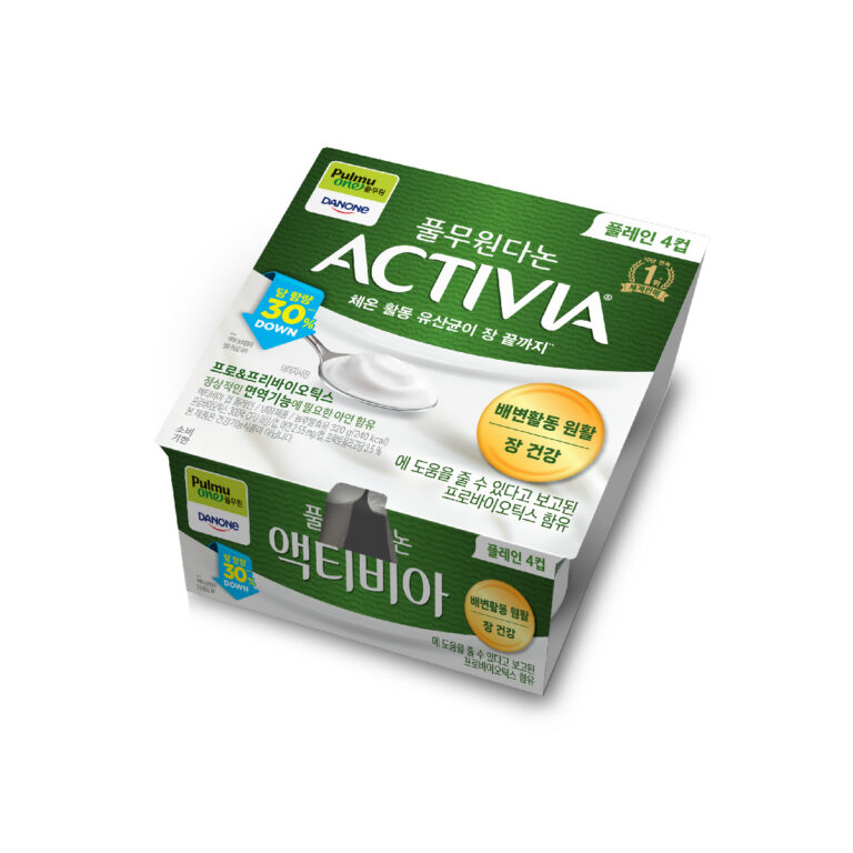 풀무원다논, 액티비아 핵심 제품 ‘액티비아 컵 플레인’ 당 저감 리뉴얼